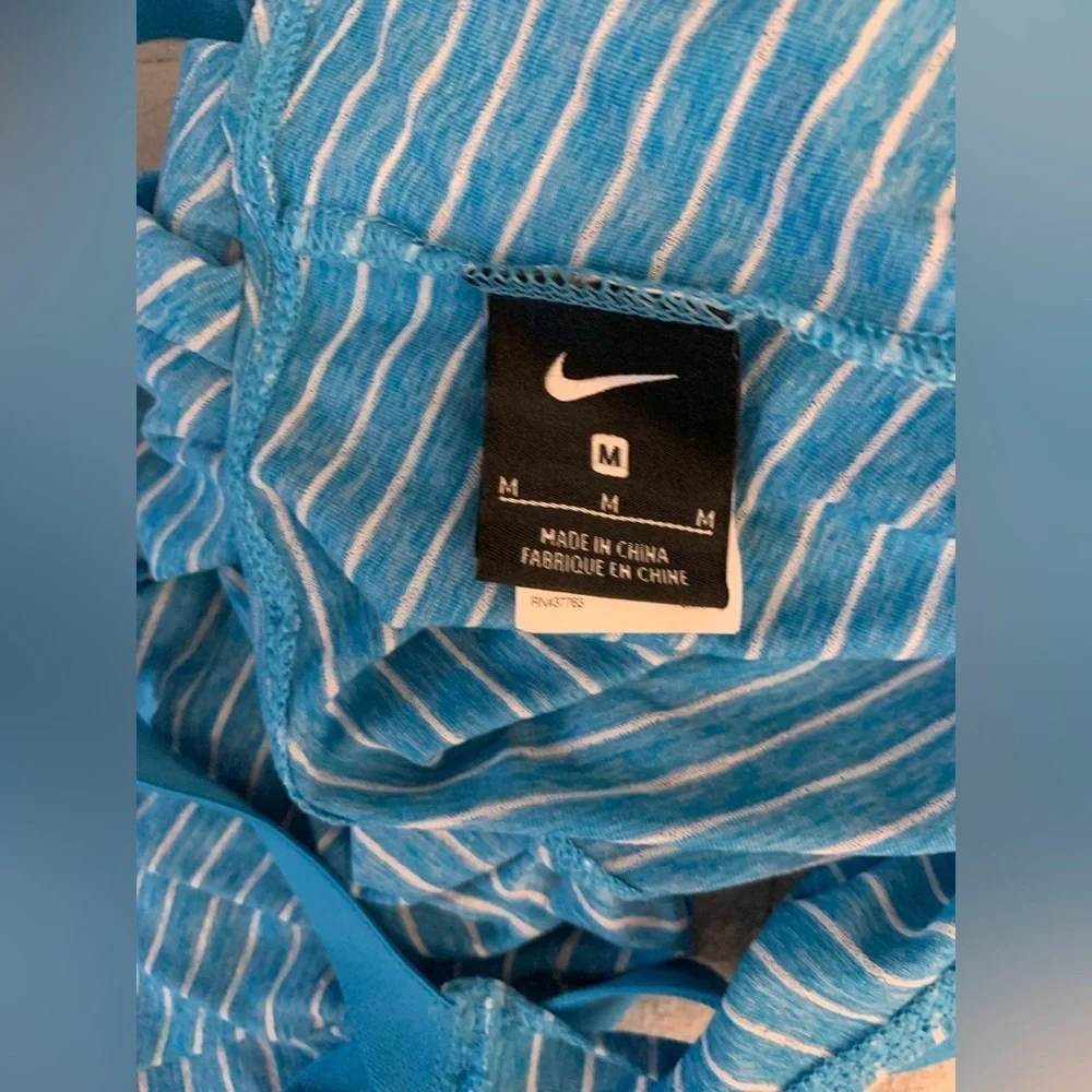Nike Sporty tank top - blue & white striped